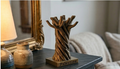 "Roots of Resilience" – Palestine Olive Tree Headset Stand & Decor