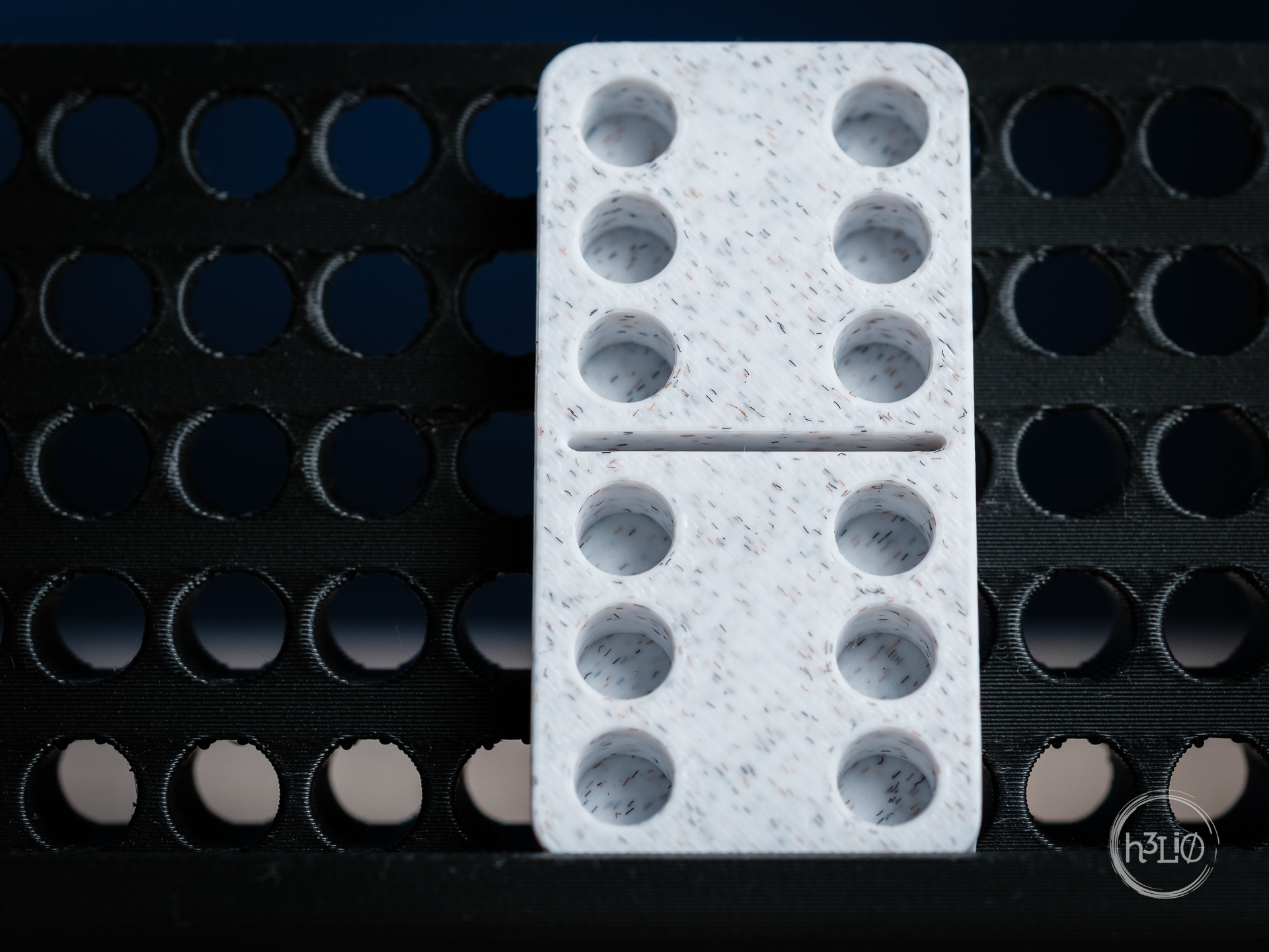 3D Printed Domino Set with Holder & Case – Premium Modern Design