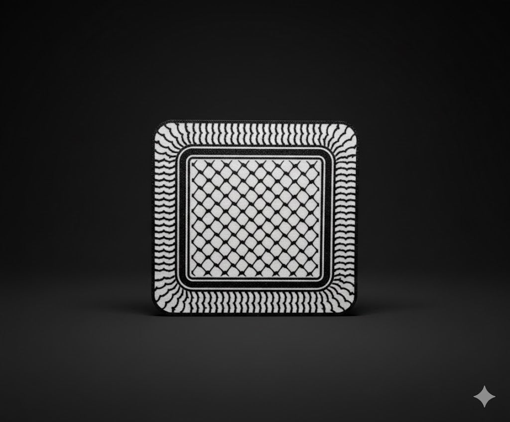 The Keffiyeh Pattern Coasters - Heritage on your table