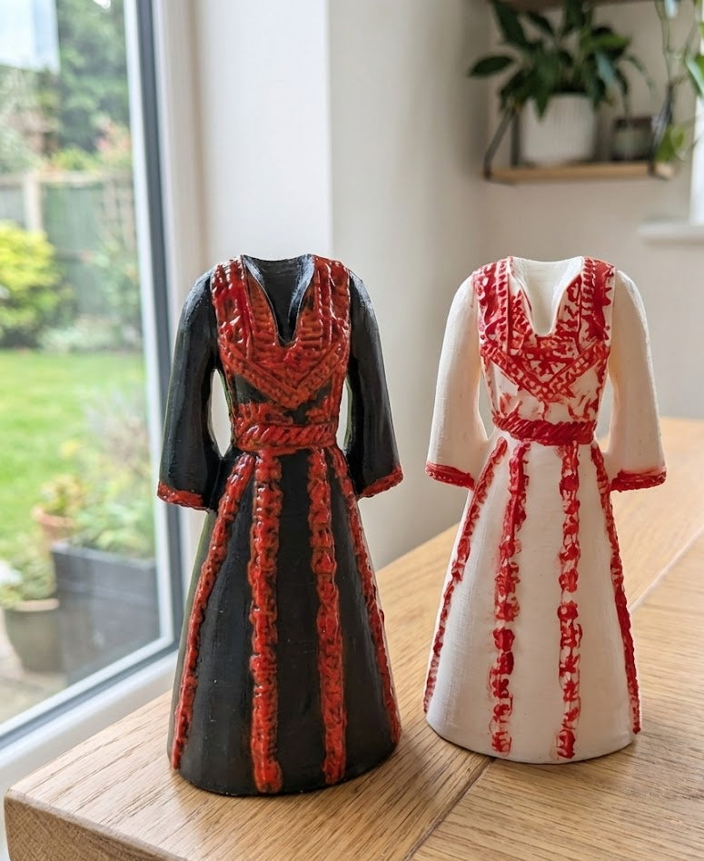 "Heritage in Harmony" – Palestinian Thobe Figurine Kit – Paint Your Own Heritage
