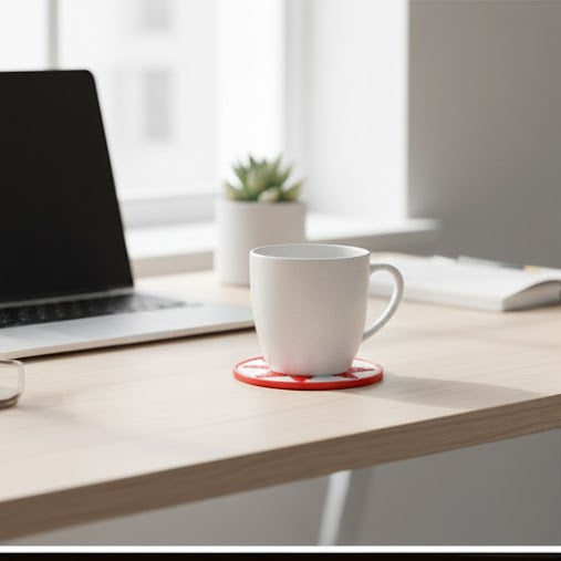 The Heritage Star Coaster [6 pieces with holder] - Culture in Every Sip