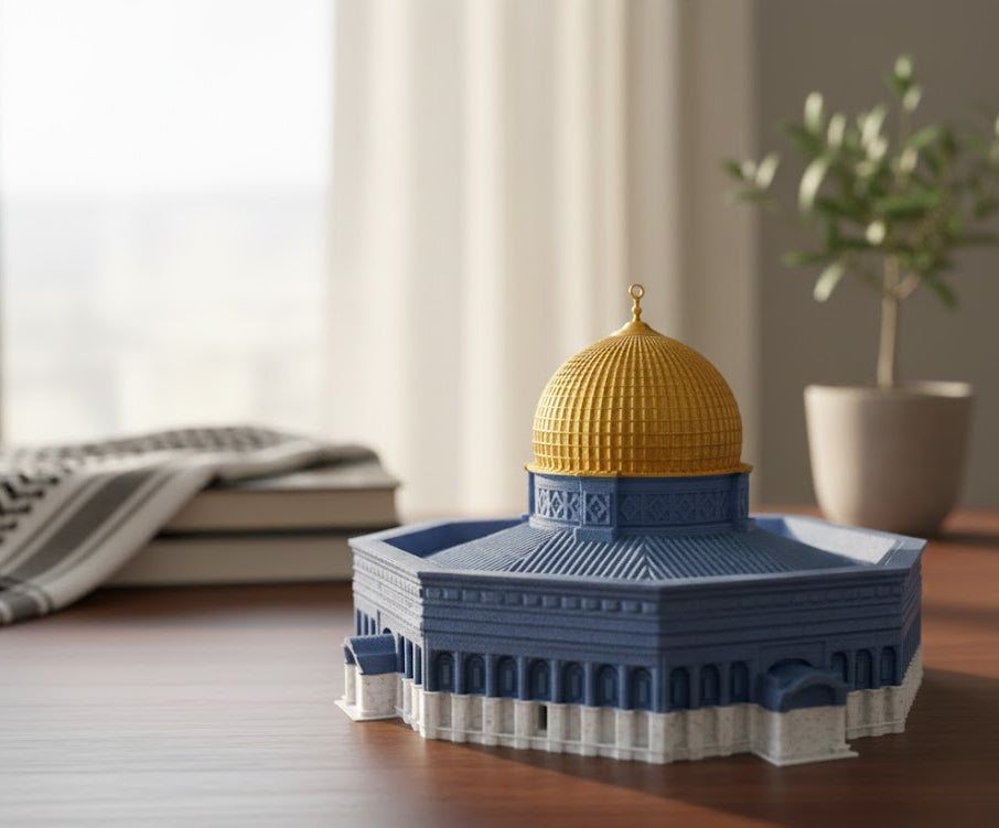 The Dome of the Rock Architectural Model - A Landmark of Heritage on Your Desk